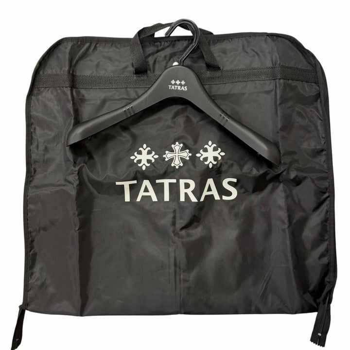 極美品□TATRAS タトラス MTAT21A4289-D DOMIZIANO ウール シルク Rライン ダウンジャケット グレー 01 正規品 ガーメント・ハンガー付き