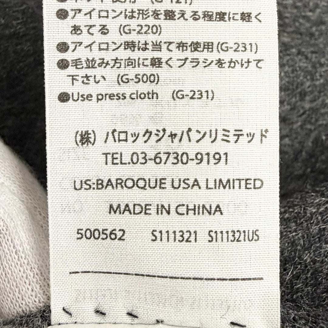 極美品△ENFOLD エンフォルド 300GA130-2300 ウール サイドスリット リバーコート ロングコート ブラック 36 正規品 レディース オススメ