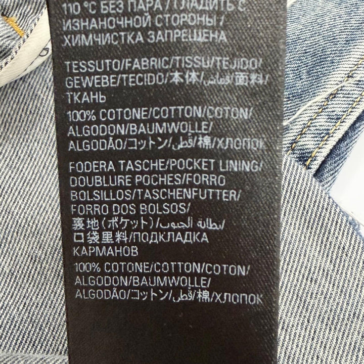 極美品△BALENCIAGA バレンシアガ 23SS 704527 Deconstructed Panelled Denim Jacke カットオフ USED加工 デニムジャケット 正規品 1