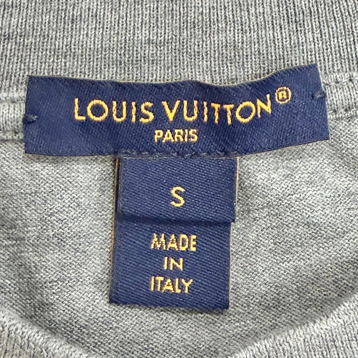 極美品△LOUIS VUITTON ルイヴィトン 26AW 1AJZE4 ノーティカル スカーフ クロップトップ コットンジャージー 半袖Ｔシャツ S 正規品
