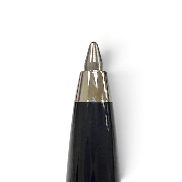 極美品▼Cartier カルティエ ディアボロ ドゥ カルティエ ブルージェムストーン ツイスト式 ボールペン ブラック シルバー 筆記確認済み