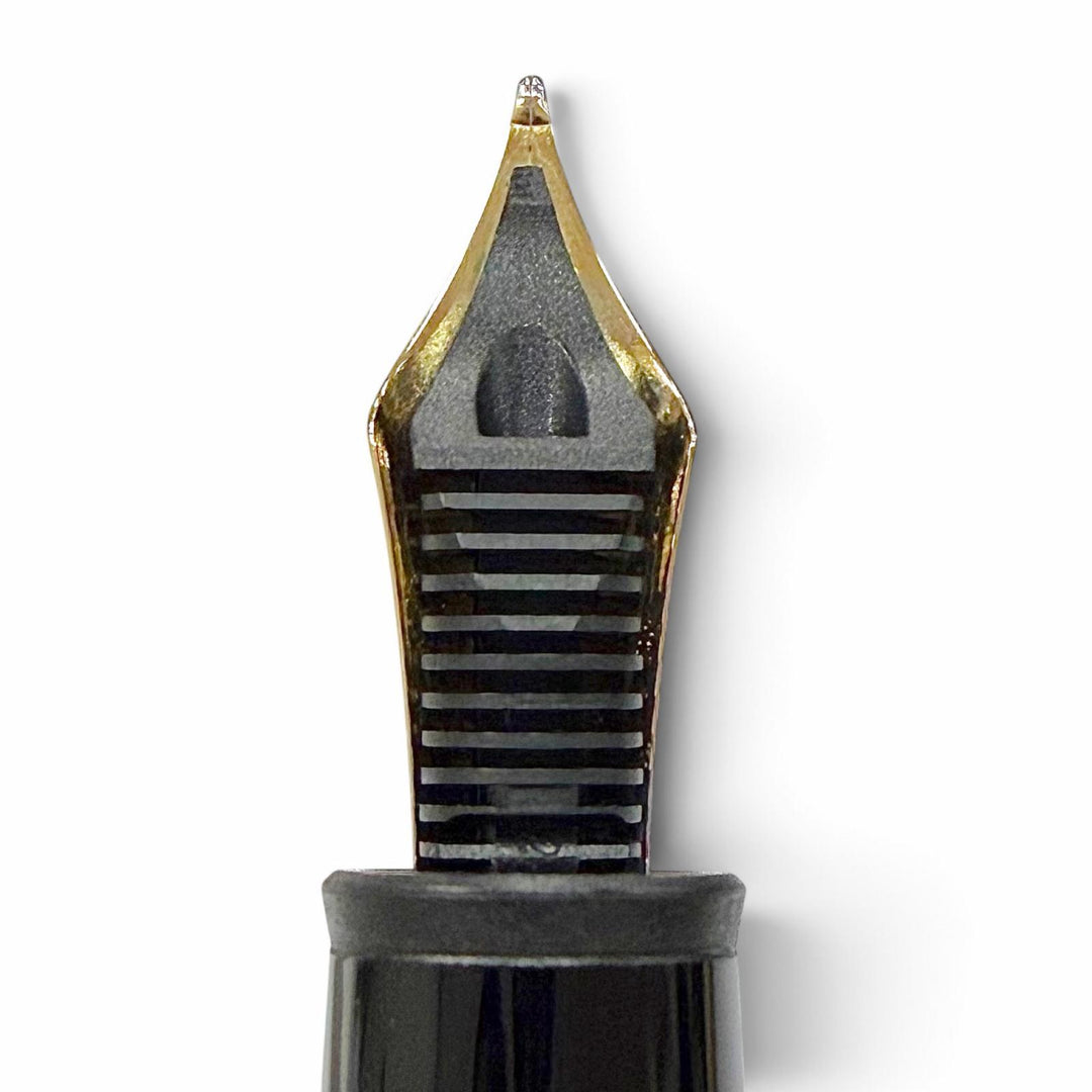 未使用品▼MONTBLANC モンブラン マイスターシュテュック 145 クラシック ペン先14K Fニブ 現行品 ホワイトスター 万年筆 インク・箱付き