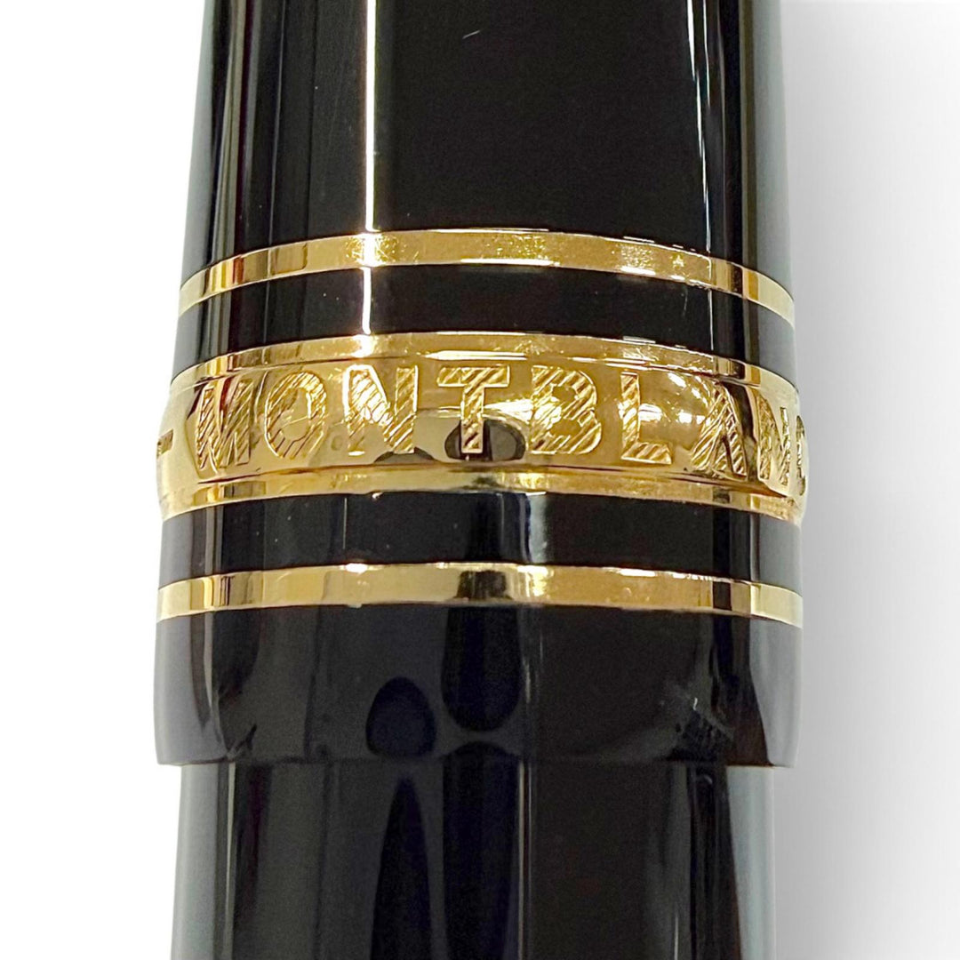 未使用品▼MONTBLANC モンブラン マイスターシュテュック 145 クラシック ペン先14K Fニブ 現行品 ホワイトスター 万年筆 インク・箱付き