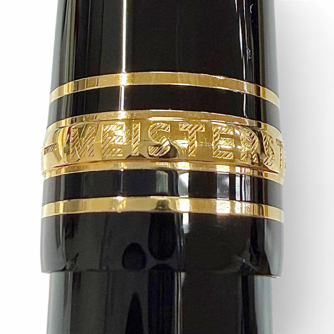未使用品▼MONTBLANC モンブラン マイスターシュテュック 145 クラシック ペン先14K Fニブ 現行品 ホワイトスター 万年筆 インク・箱付き