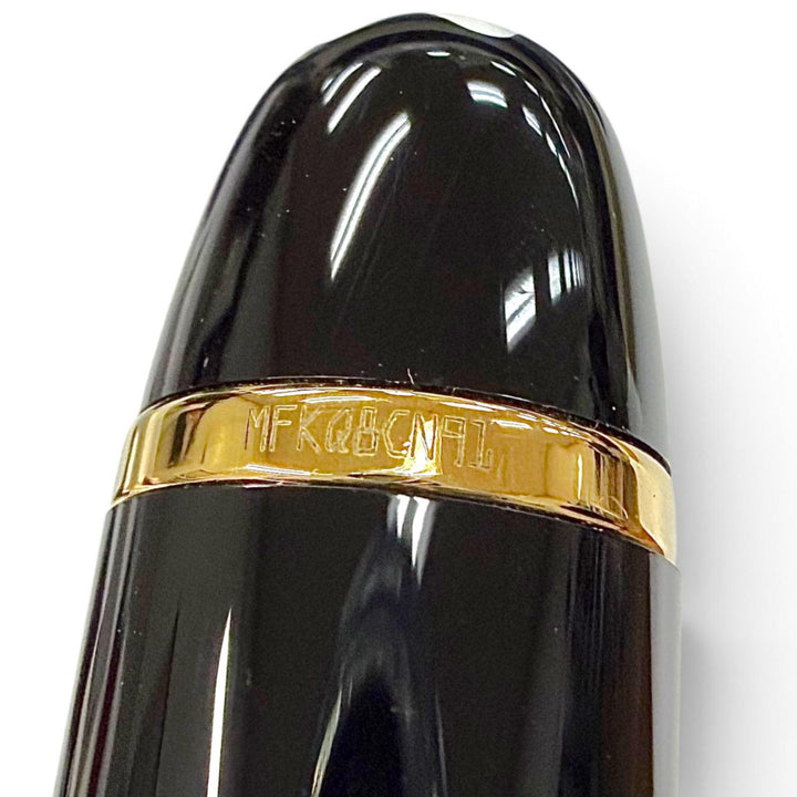 未使用品▼MONTBLANC モンブラン マイスターシュテュック 145 クラシック ペン先14K Fニブ 現行品 ホワイトスター 万年筆 インク・箱付き