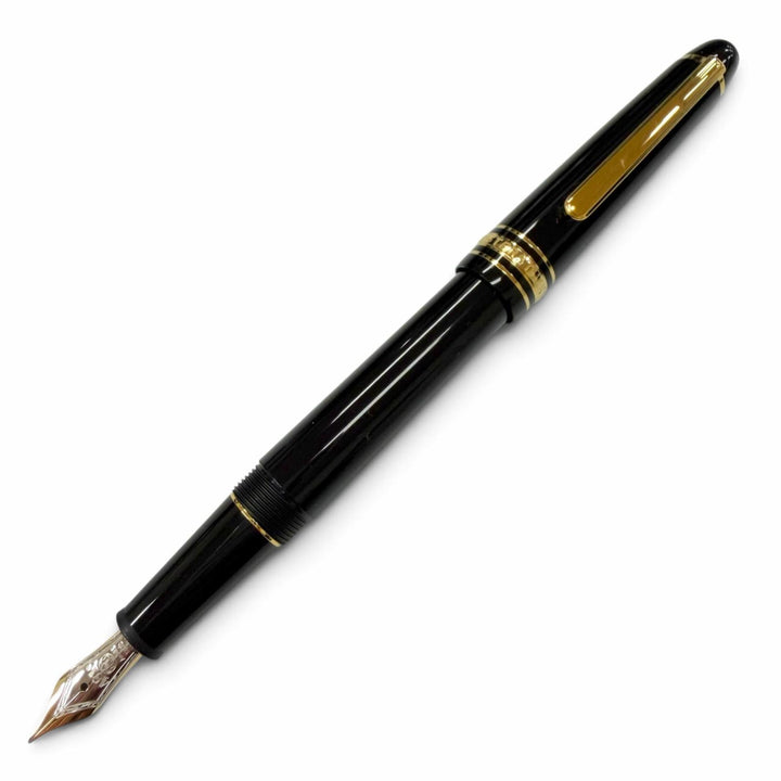 未使用品▼MONTBLANC モンブラン マイスターシュテュック 145 クラシック ペン先14K Fニブ 現行品 ホワイトスター 万年筆 インク・箱付き