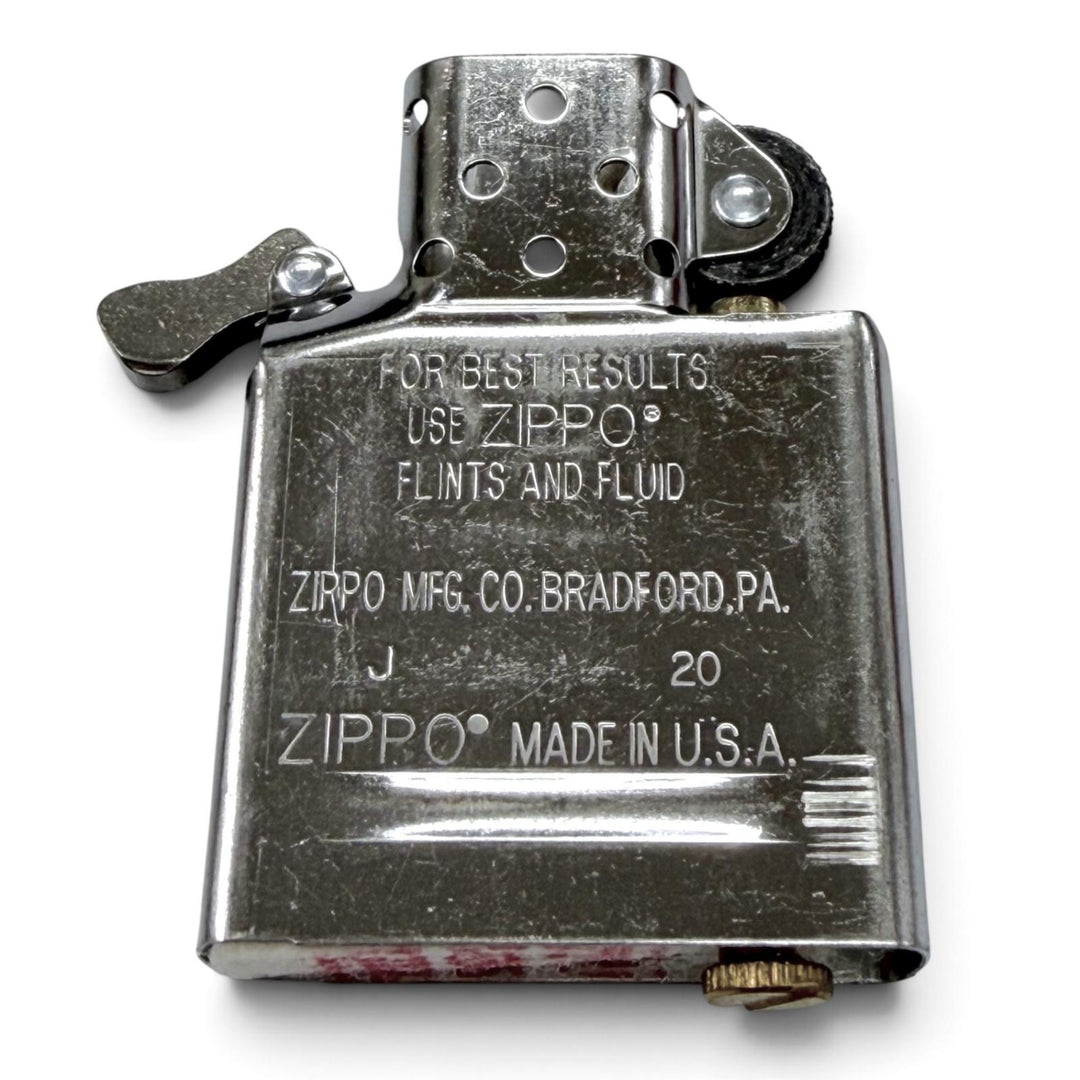 未使用品▼ZIPPO ジッポ 2020年製 スターリングシルバー デッドストック 喫煙具 オイルライター シルバー USA製 総重量73.16g メンズ