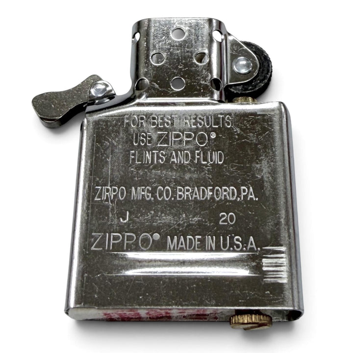 未使用品▼ZIPPO ジッポ 2020年製 スターリングシルバー デッドストック 喫煙具 オイルライター シルバー USA製 総重量73.16g メンズ