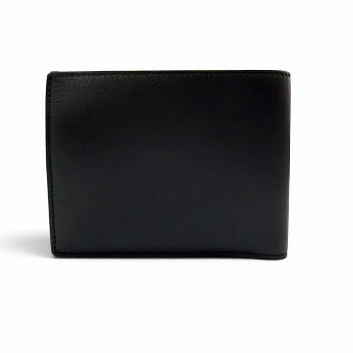 未使用品▼Cartier カルティエ マスト ドゥ カルティエ レザー コンパクトウォレット 二つ折り財布 ブラック シルバー金具 箱・保存袋付