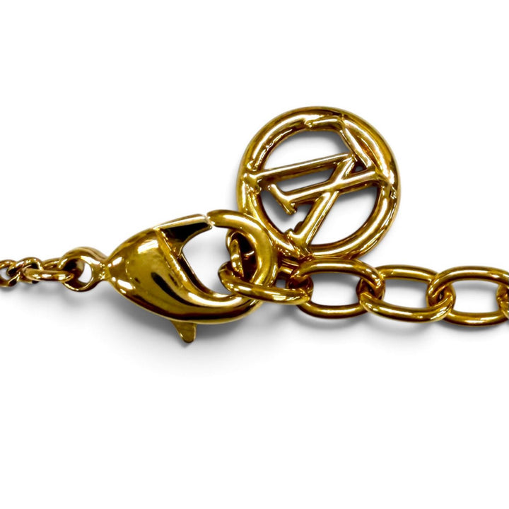良品★LOUIS VUITTON ルイヴィトン M02389 ネックレス マイLV ハート ネックレス ペンダント ゴールド イタリア製 レディース