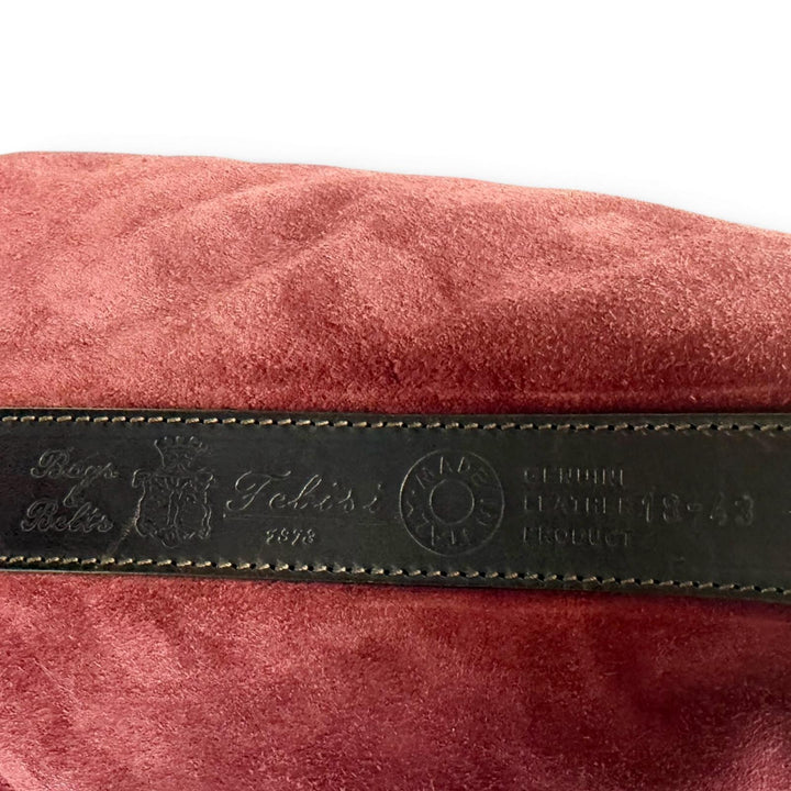 美品□Felisi フェリージ 18/43 SN スウェードレザー 肩掛け ショルダーバッグ A4収納可 ワインレッド ブラウン メンズ 保存袋付