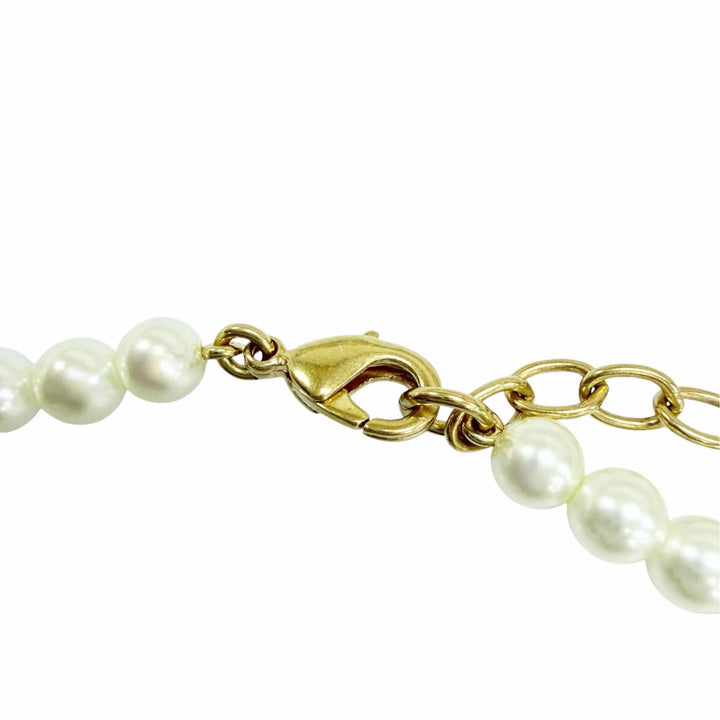 極美品☆DIOR ディオール DIOREVOLUTION NECKLACE パールネックレス チョーカー エコパール ゴールド レディース 箱・保存袋付き