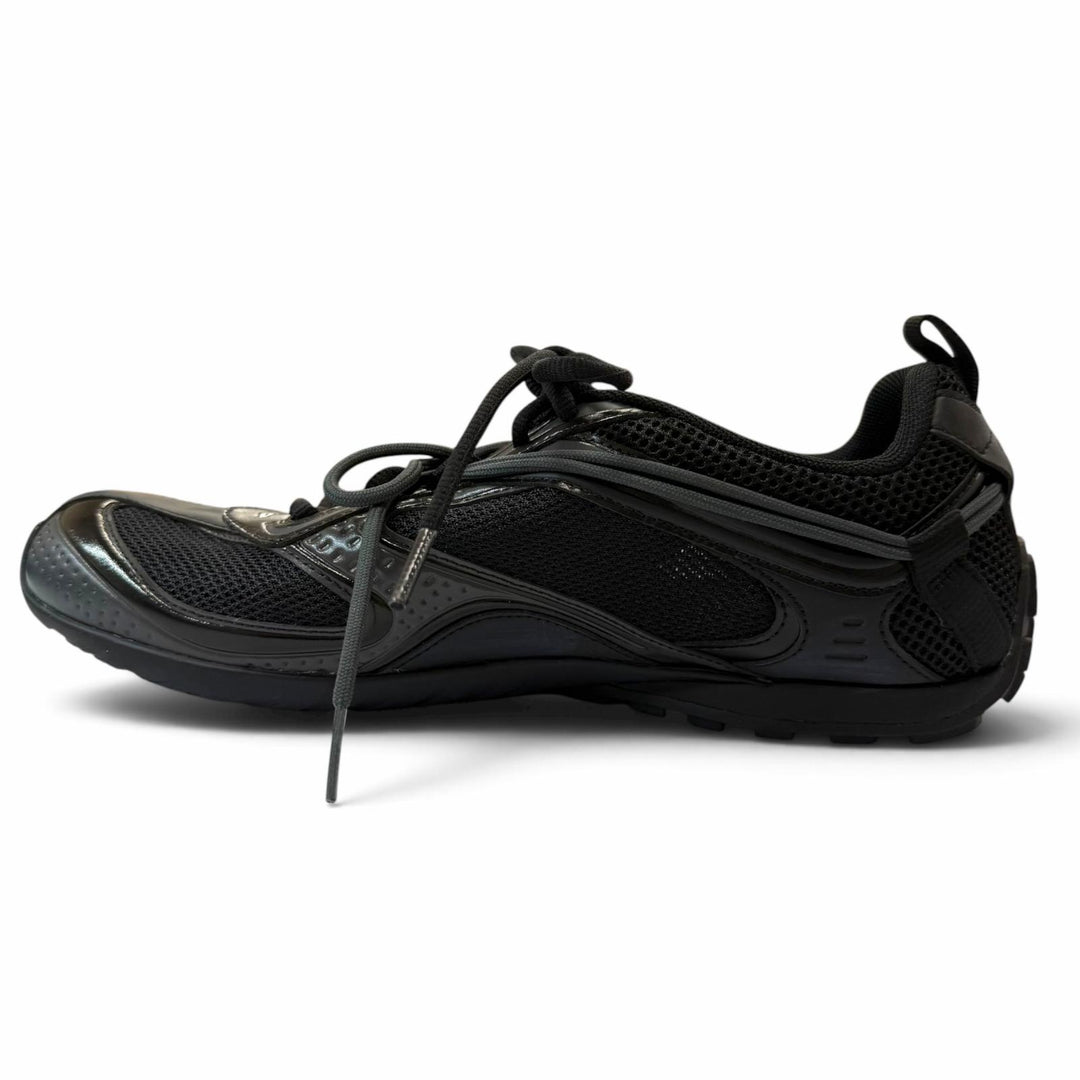 極美品▼BALENCIAGA バレンシアガ 865703 Radar Sneaker メッシュ ダメージ加工 レースアップ ローカットスニーカー ブラック 41 (27cm)