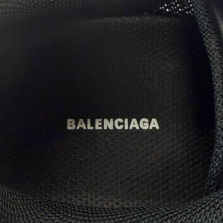極美品▼BALENCIAGA バレンシアガ 865703 Radar Sneaker メッシュ ダメージ加工 レースアップ ローカットスニーカー ブラック 41 (27cm)
