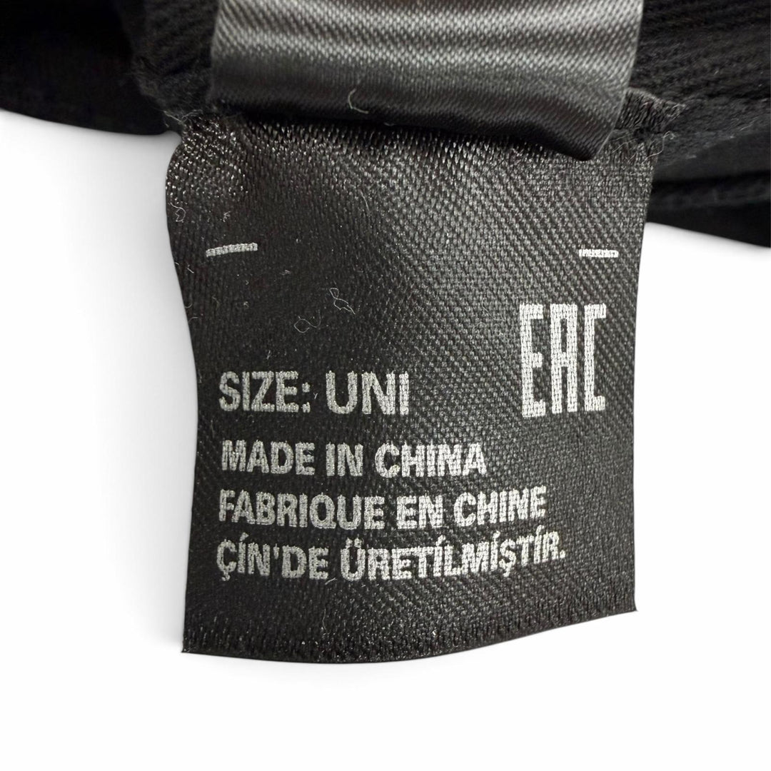 未使用品☆MM6 Maison Margiela エムエムシックス メゾンマルジェラ コットン キャンバス ハンドバッグ ブラック レディース 保存袋付き