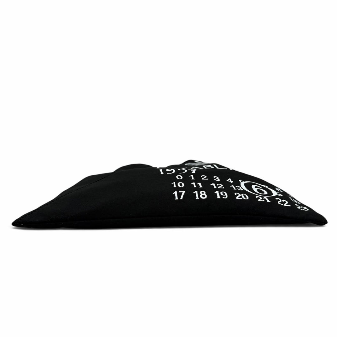 未使用品☆MM6 Maison Margiela エムエムシックス メゾンマルジェラ コットン キャンバス ハンドバッグ ブラック レディース 保存袋付き