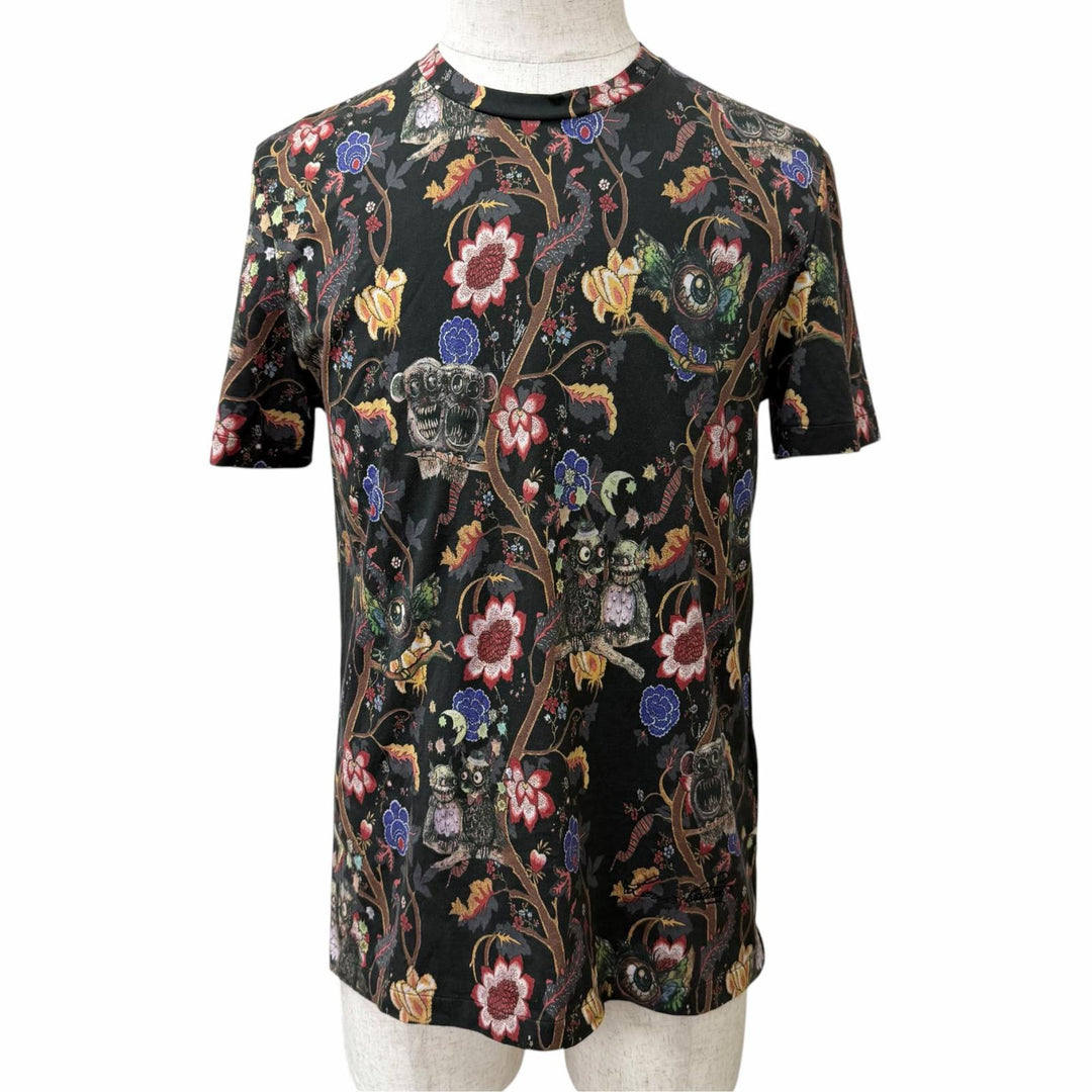 極美品☆LOUIS VUITTON ルイヴィトン コットン チャップマンブラザーズ ガーデン イン ヘル 総柄 半袖Ｔシャツ XS イタリア製 正規品