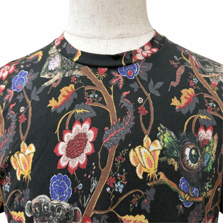 極美品☆LOUIS VUITTON ルイヴィトン コットン チャップマンブラザーズ ガーデン イン ヘル 総柄 半袖Ｔシャツ XS イタリア製 正規品