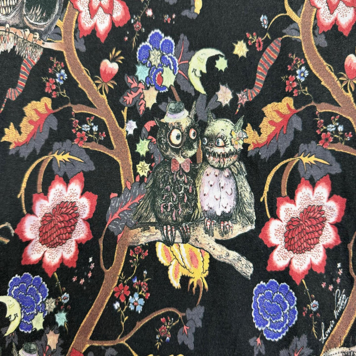 極美品☆LOUIS VUITTON ルイヴィトン コットン チャップマンブラザーズ ガーデン イン ヘル 総柄 半袖Ｔシャツ XS イタリア製 正規品