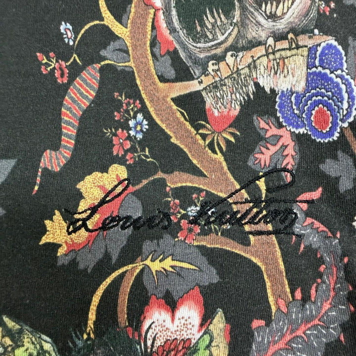 極美品☆LOUIS VUITTON ルイヴィトン コットン チャップマンブラザーズ ガーデン イン ヘル 総柄 半袖Ｔシャツ XS イタリア製 正規品