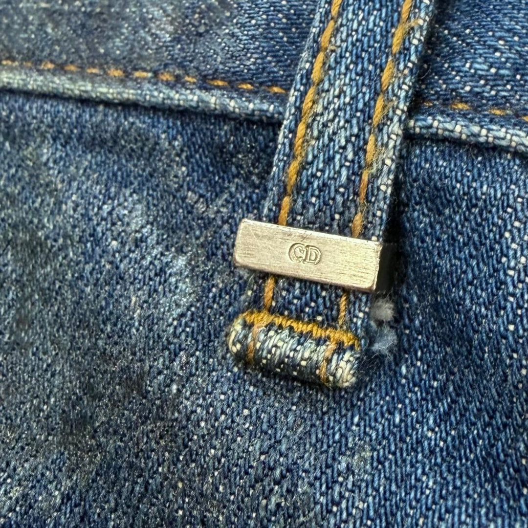 美品▼Dior HOMME ディオールオム 07SS 7E3110530226 希少 エディ期 ラスターコーティング加工 スキニー スリム デニムパンツ 29 正規品