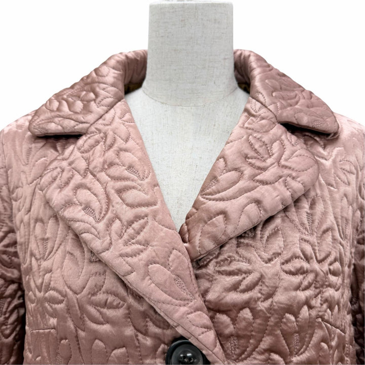 未使用品☆Maison Margiela 10 メゾンマルジェラ10 S51AM0484 カットオフデザイン 中綿入り キルティング ジャケット ピンク系 36 正規品