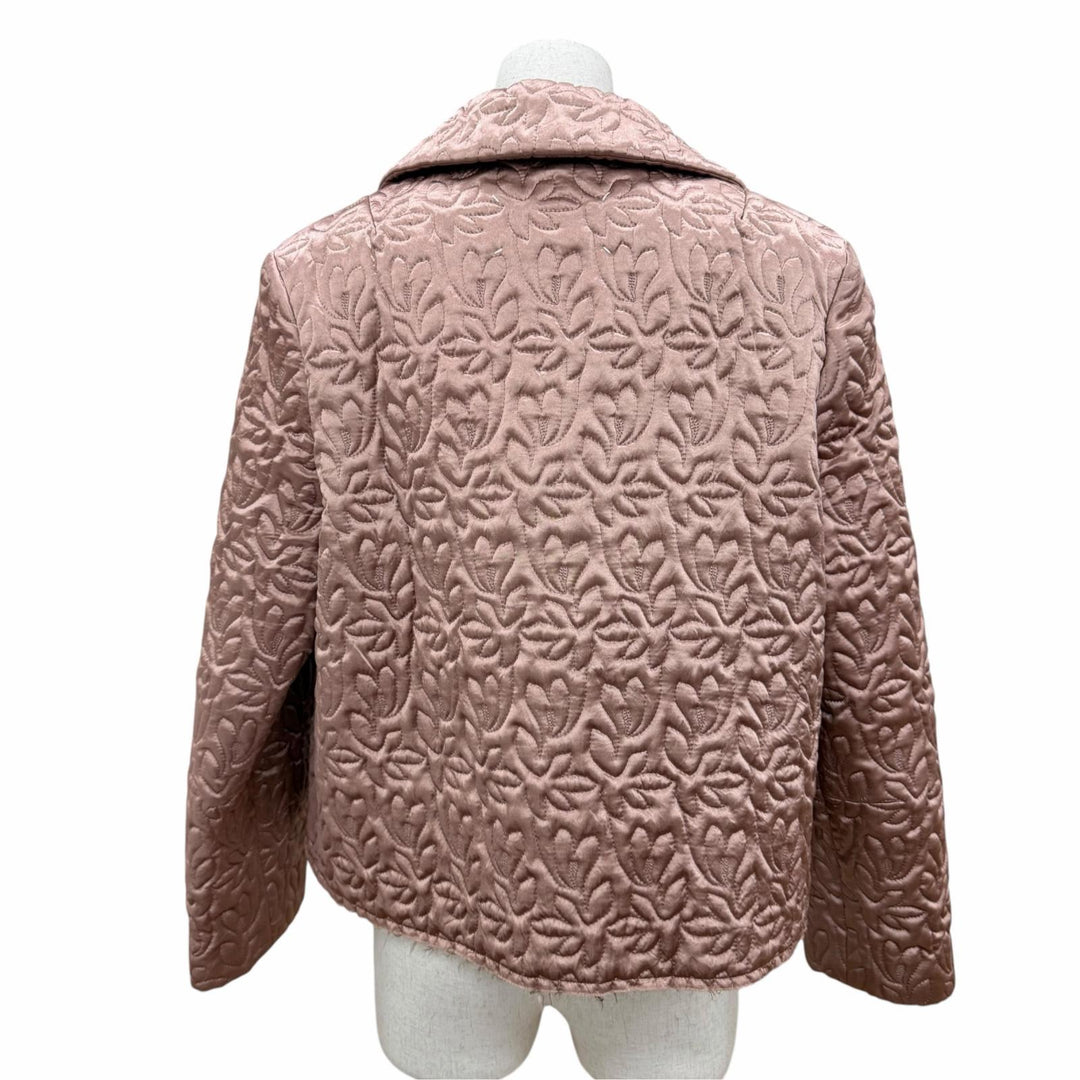 未使用品☆Maison Margiela 10 メゾンマルジェラ10 S51AM0484 カットオフデザイン 中綿入り キルティング ジャケット ピンク系 36 正規品