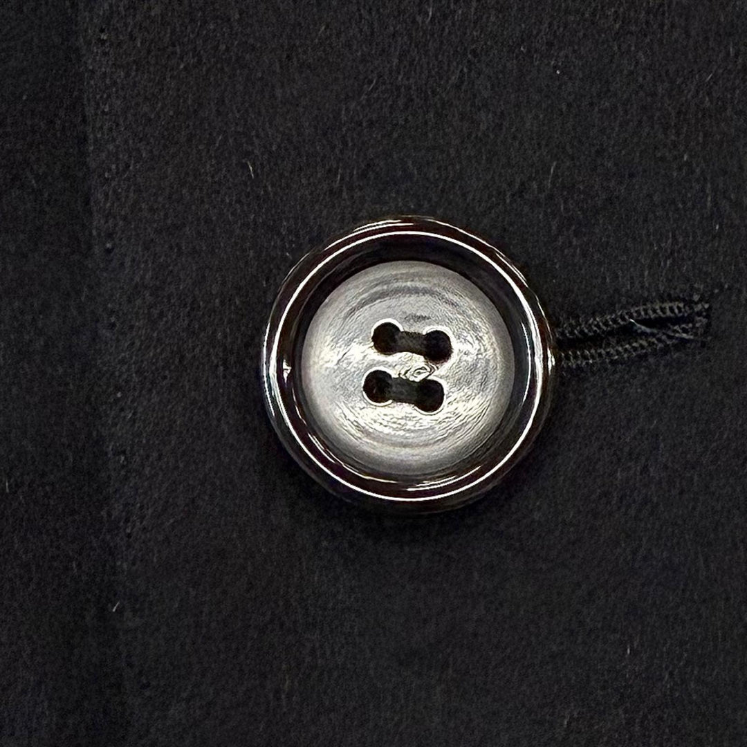 美品▼Brioni ブリオーニ VOLGA カシミヤ ウール ミンクファー付き シングル チェスターコート ブラック Lサイズ相当 伊製 正規品 メンズ