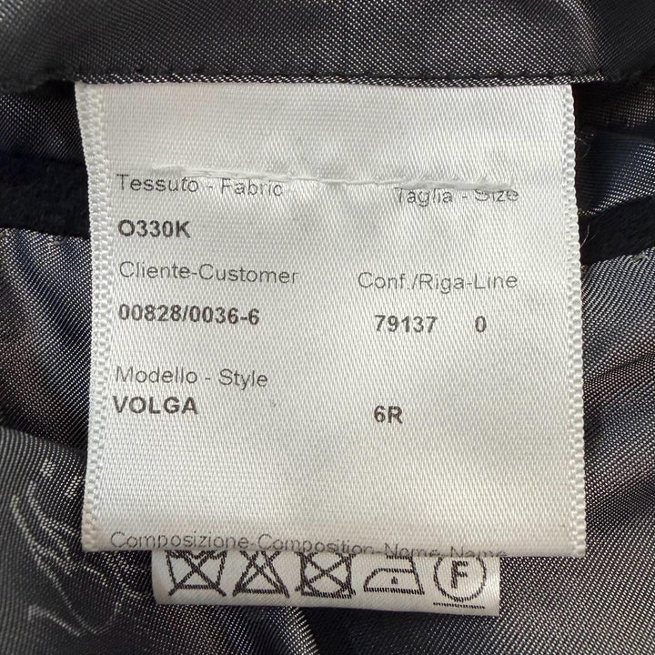 美品▼Brioni ブリオーニ VOLGA カシミヤ ウール ミンクファー付き シングル チェスターコート ブラック Lサイズ相当 伊製 正規品 メンズ