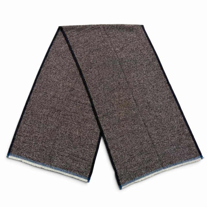 極美品▼Ermenegildo Zegna エルメネジルド ゼニア カシミヤ アルパカ ストール マフラー ボルドー イタリア製 正規品 メンズ 防寒具