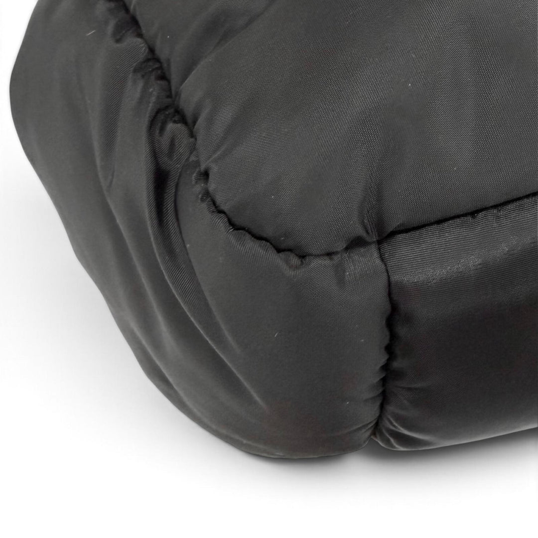 未使用品★BALENCIAGA バレンシアガ 792977 ロゴ金具 モナコ ミニ チェーン ショルダーバッグ ブラック シルバー金具 伊製 保存袋付き