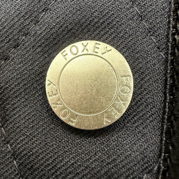 未使用品☆FOXEY フォクシー 44850 Coat Windsor フード付 中綿入り キルティング ロングコート ネイビー 40 日本製 正規品 レディース
