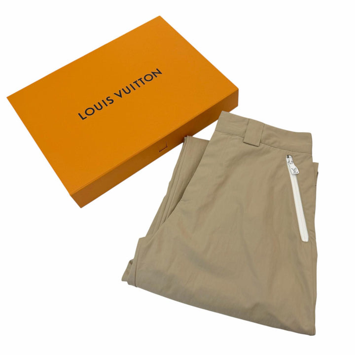 極美品▼LOUIS VUITTON ルイヴィトン 26AW コットン テクニカル シグネチャープリント ギャバジ カーゴパンツ 44 正規品 定価282700円