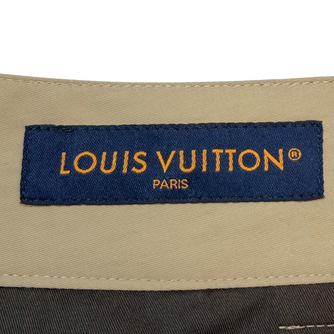 極美品▼LOUIS VUITTON ルイヴィトン 26AW コットン テクニカル シグネチャープリント ギャバジ カーゴパンツ 44 正規品 定価282700円