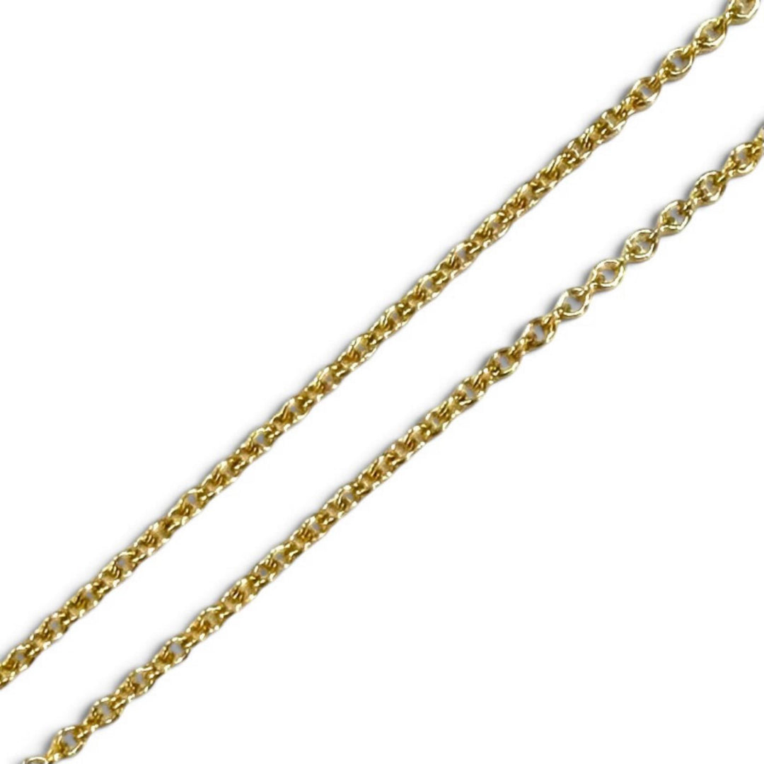 極美品★TIFFANY&amp;Co. ティファニー エルサペレッティ オープンハート ペンダント 11mm AU750(YG) ネックレス イエローゴールド 重量3.0g