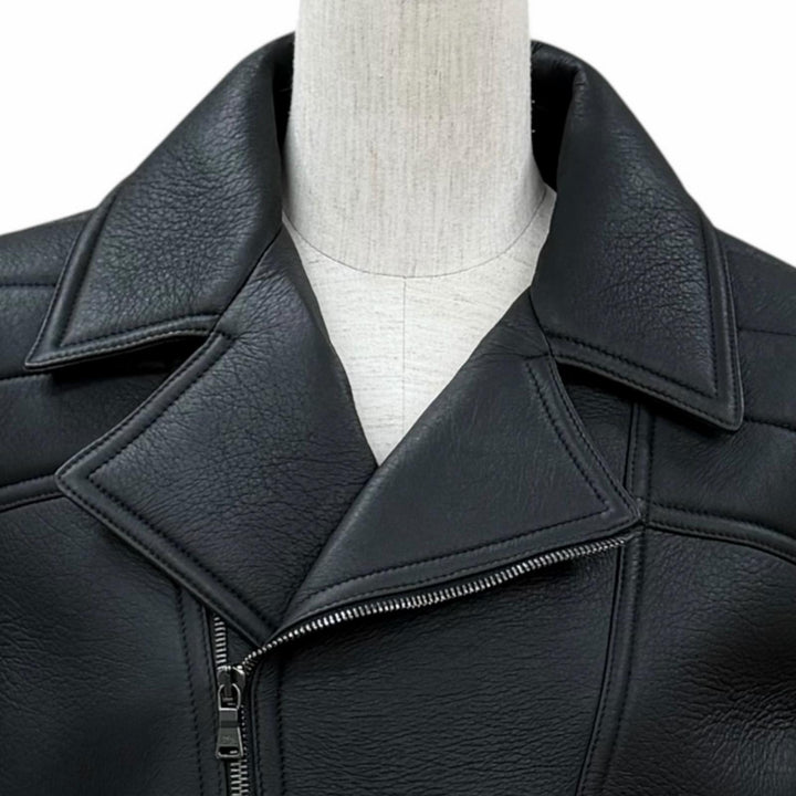 極美品★NEIL BARRETT ニールバレット ドッキング レイヤードデザイン ジャケット アウター ブラック L イタリア製 レディース