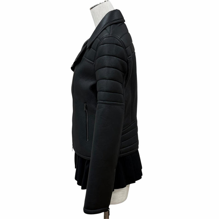 極美品★NEIL BARRETT ニールバレット ドッキング レイヤードデザイン ジャケット アウター ブラック L イタリア製 レディース
