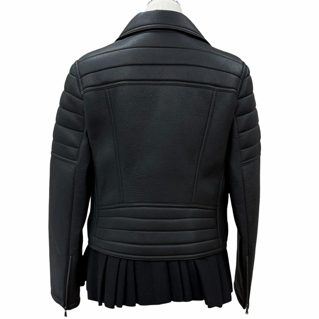 極美品★NEIL BARRETT ニールバレット ドッキング レイヤードデザイン ジャケット アウター ブラック L イタリア製 レディース