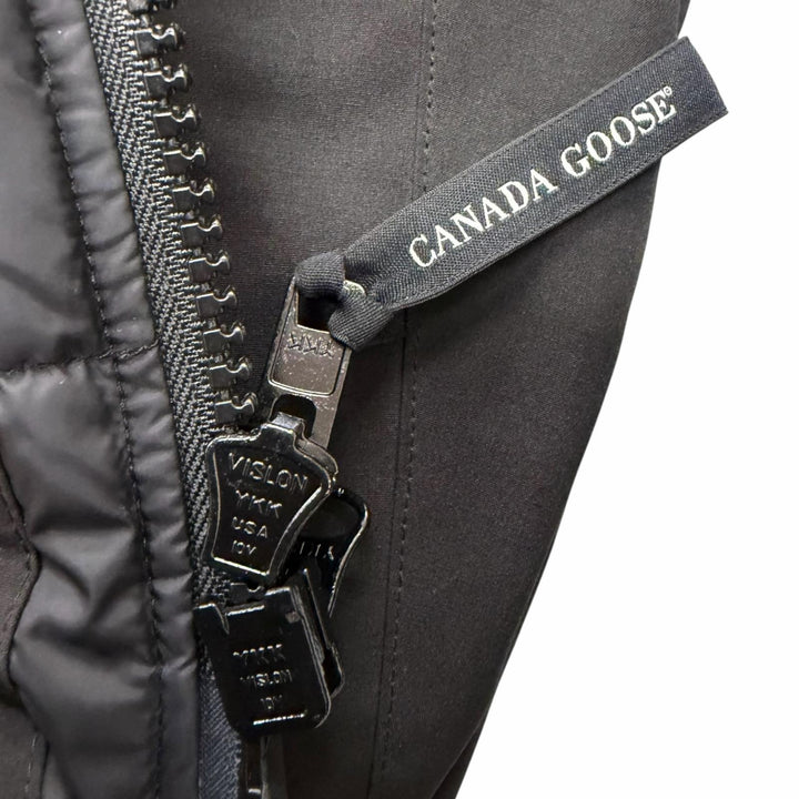 極美品□CANADA GOOSE カナダグース 3438JM JASPER ジャスパー ファーフーデッド ダウンジャケット ブラック S カナダ製 正規品 メンズ