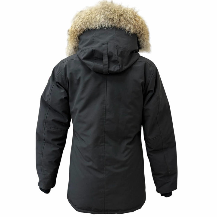 極美品□CANADA GOOSE カナダグース 3438JM JASPER ジャスパー ファーフーデッド ダウンジャケット ブラック S カナダ製 正規品 メンズ