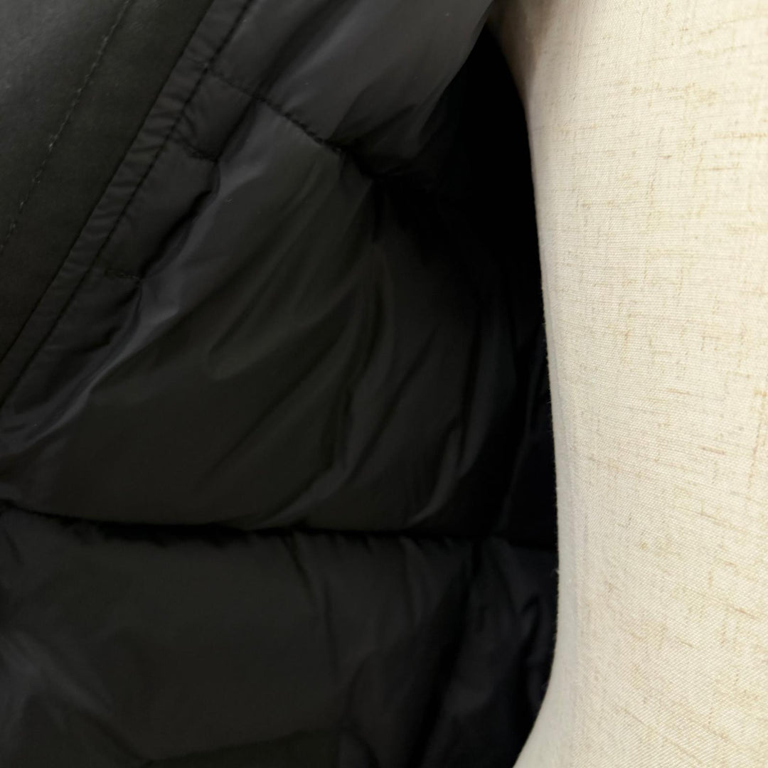 極美品□CANADA GOOSE カナダグース 3438JM JASPER ジャスパー ファーフーデッド ダウンジャケット ブラック S カナダ製 正規品 メンズ