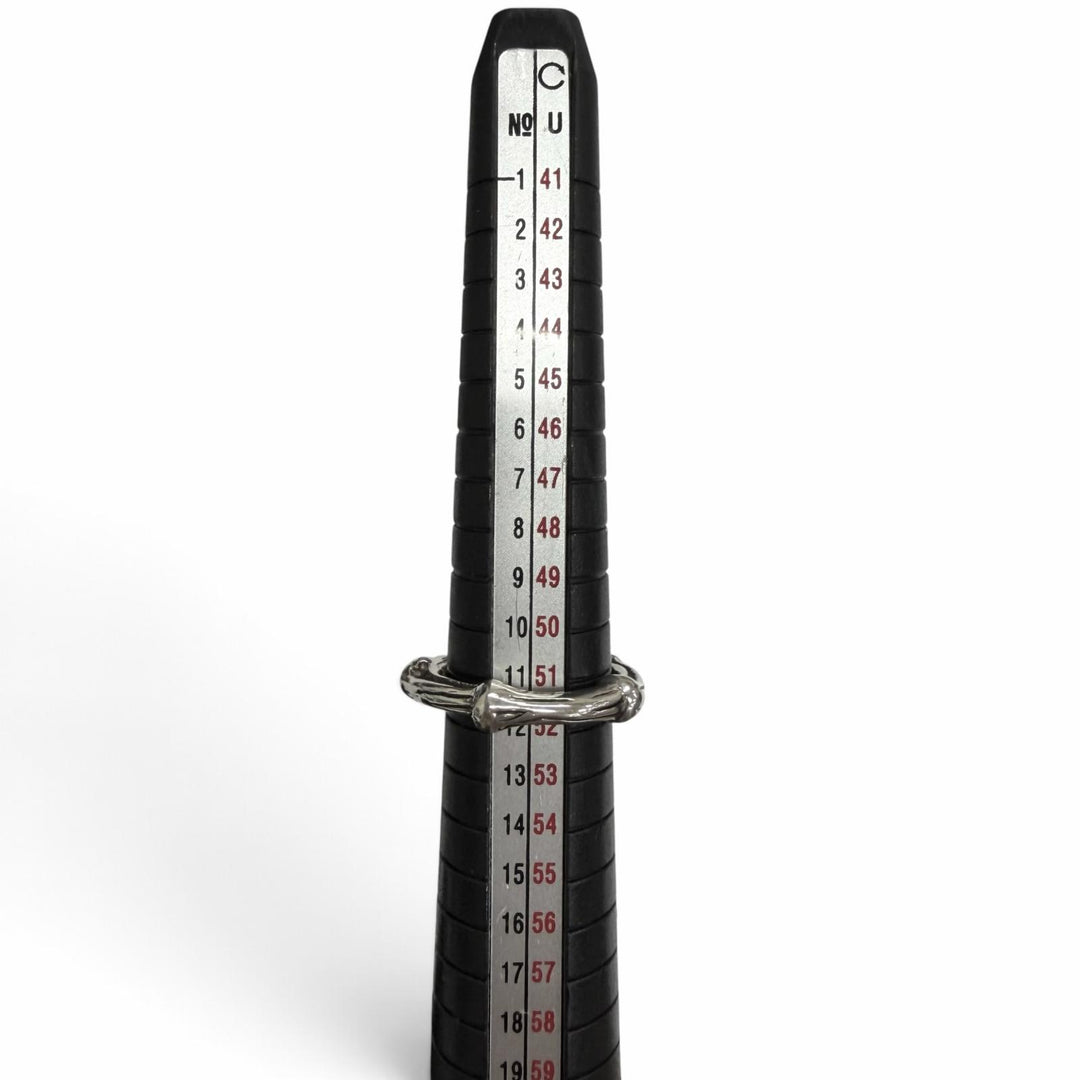 極美品□TIFFANY&amp;Co. ティファニー ヴィンテージ SV925 1996 バンブー リング 指輪 アクセサリー シルバー JP11号相当 重量5.6g メンズ