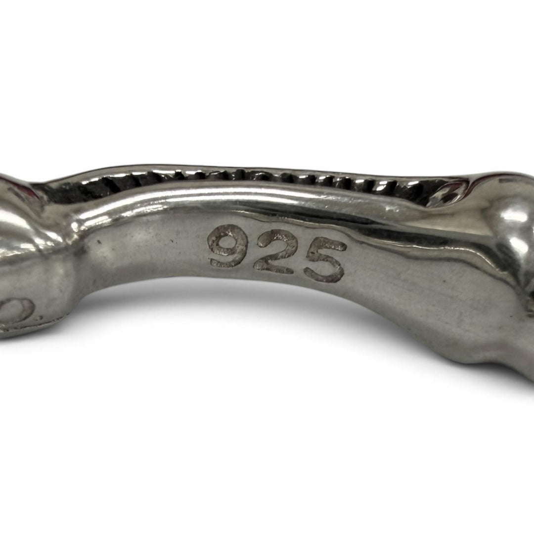 極美品□TIFFANY&amp;Co. ティファニー ヴィンテージ SV925 1996 バンブー リング 指輪 アクセサリー シルバー JP11号相当 重量5.6g メンズ
