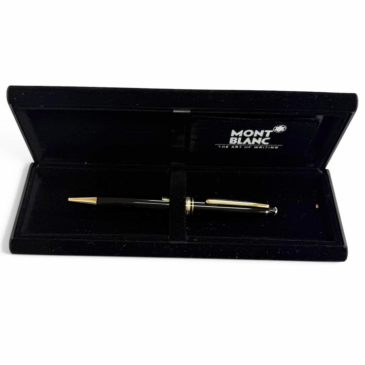 極美品□MONTBLANC モンブラン ヴィンテージ マイスターシュテュック クラシック ボールペン ブラック 西ドイツ製 メンズ 筆記確認済み