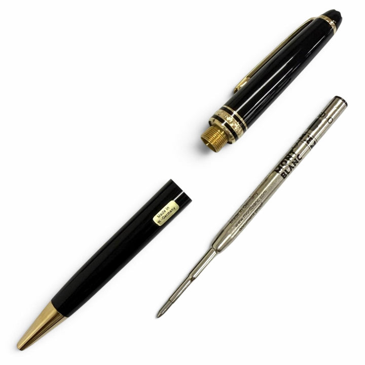 極美品□MONTBLANC モンブラン ヴィンテージ マイスターシュテュック クラシック ボールペン ブラック 西ドイツ製 メンズ 筆記確認済み