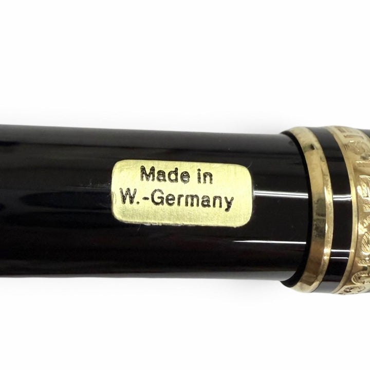 極美品□MONTBLANC モンブラン ヴィンテージ マイスターシュテュック クラシック ボールペン ブラック 西ドイツ製 メンズ 筆記確認済み