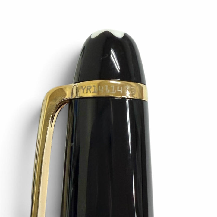 極美品□MONTBLANC モンブラン マイスターシュテュック ツイスト式 ボールペン ブラック ゴールド ドイツ製 メンズ 筆記確認済み