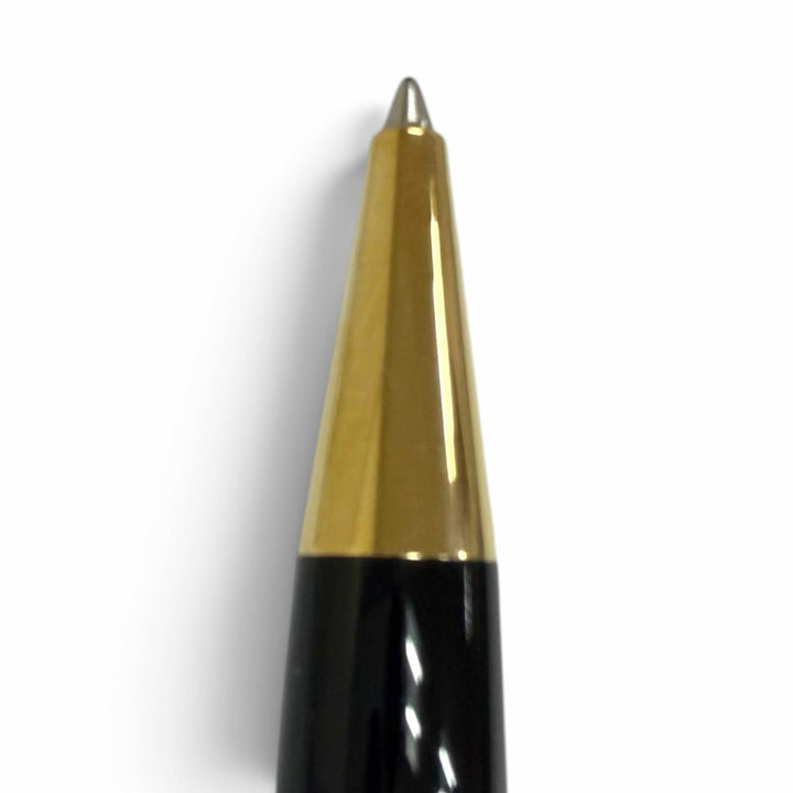 極美品□MONTBLANC モンブラン マイスターシュテュック ツイスト式 ボールペン ブラック ゴールド ドイツ製 メンズ 筆記確認済み