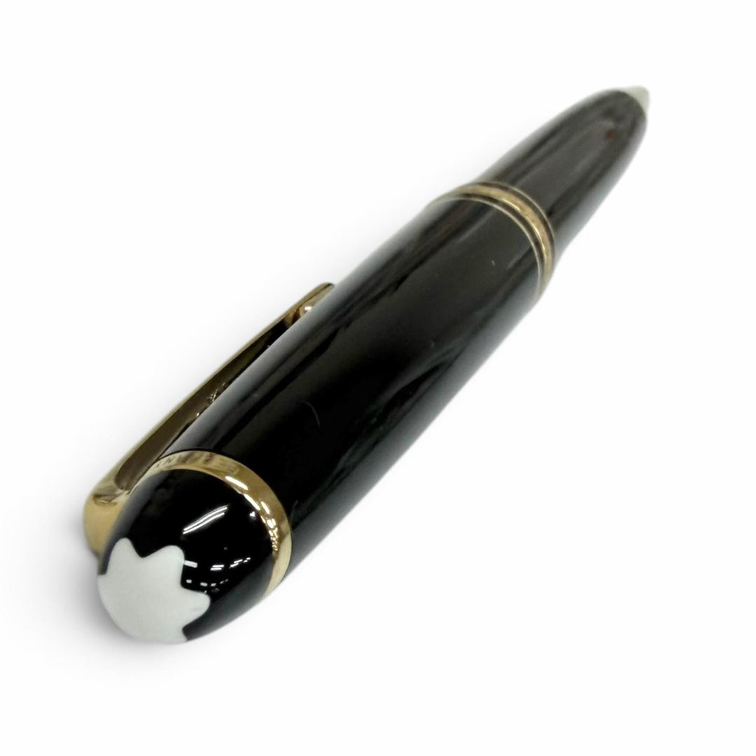 極美品□MONTBLANC モンブラン マイスターシュテュック ツイスト式 ボールペン ブラック ゴールド ドイツ製 メンズ 筆記確認済み