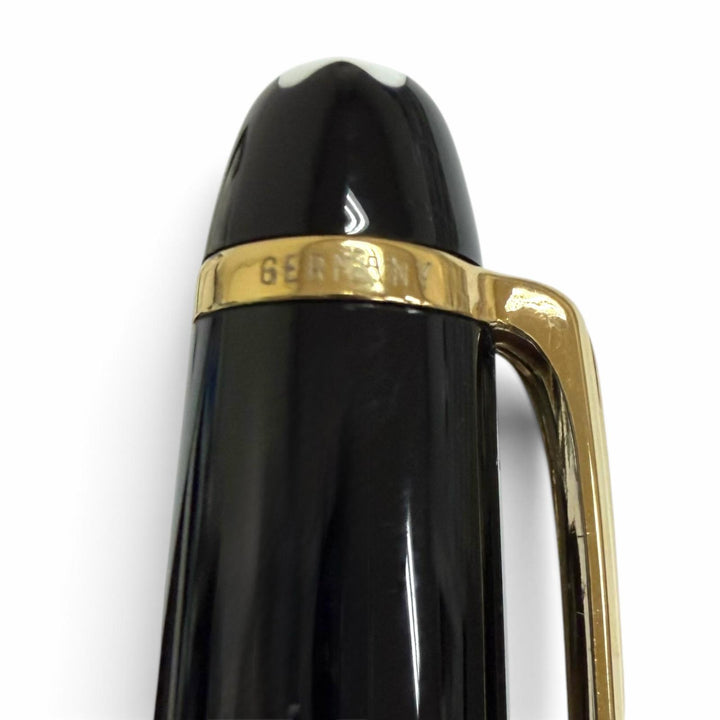 極美品□MONTBLANC モンブラン マイスターシュテュック ツイスト式 ボールペン ブラック ゴールド ドイツ製 メンズ 筆記確認済み